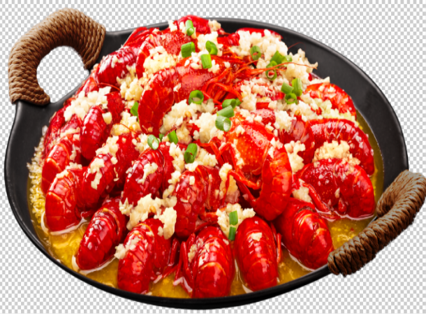 <b>样品菜 蒜蓉小龙虾食物模型</b>