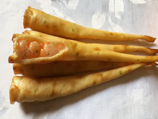 <b>脆皮虾条食物模型</b>