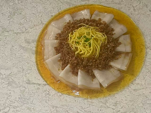 <b>壁画仿真蒜泥白肉食物模型</b>